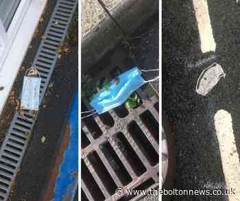 Concerns over rise in face masks being dumped in Bolton