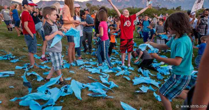 Hundreds protest Utah governor’s order requiring children to wear masks at school
