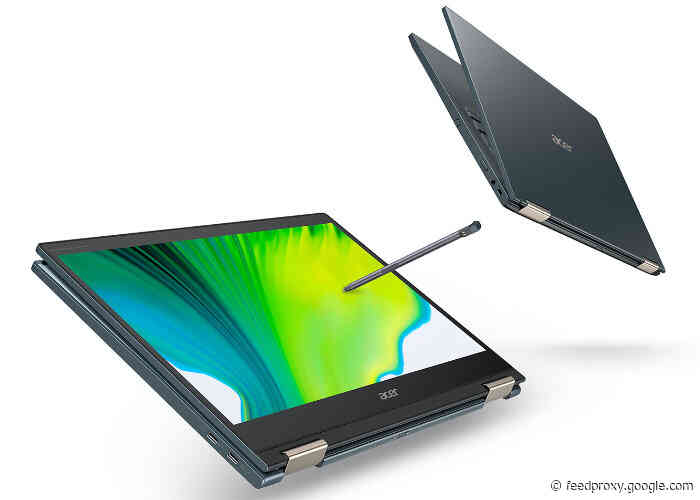 New Acer Spin 7 Qualcomm Snapdragon 8cx Gen 2 powered 5G convertible notebook