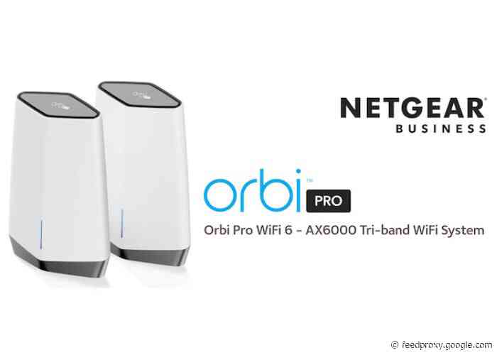 Netgear Orbi Pro AX6000 WiFi 6 Tri-band Mesh System