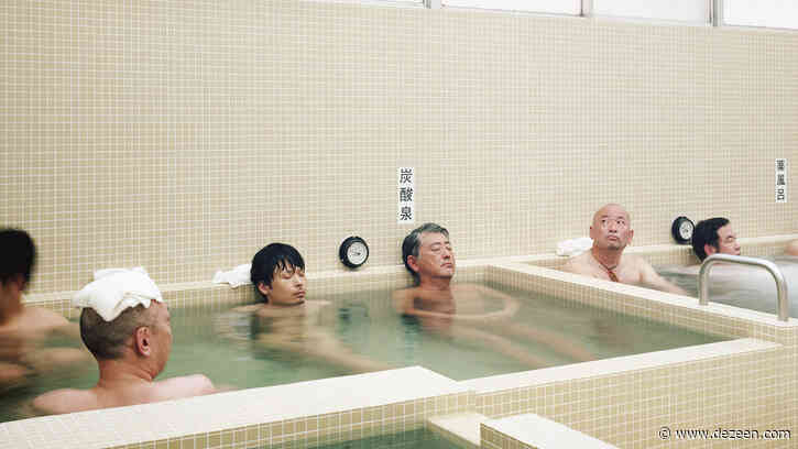 Schemata Architects updates traditional Japanese bathhouse with tiles and Towada stone
