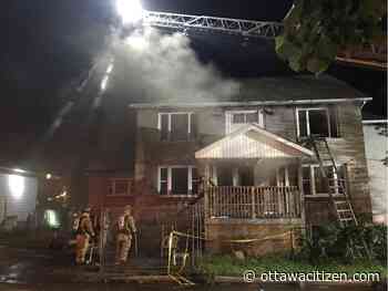 Fire crews battle second blaze at Vanier home