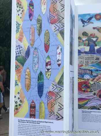 Warrington pupils get artwork displayed in London