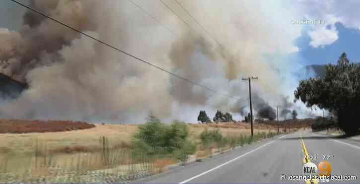 Amid Historic Heat Wave, Firefighters Continue To Battle 2,000+ Acre El Dorado Fire In Yucaipa