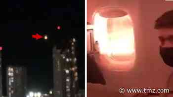 Terrifying Video as Plane Catches Fire Over Honolulu