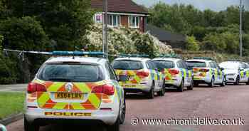 First footage from investigation in Low Fell after neighbours helped injured man