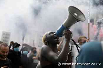 Pictures show All Black Lives protest making its way through city