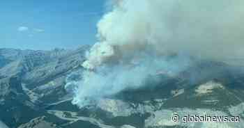 Out-of-control wildfire near Canmore expands to 551 hectares