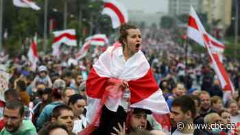 Tens of thousands march in Belarus as protests against president enter 5th week