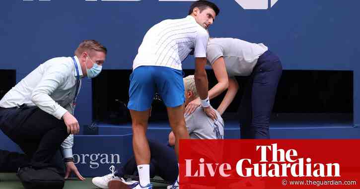 US Open: Novak Djokovic defaulted from tournament after hitting line judge – live!