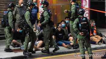 Nearly 300 arrested in Hong Kong protests