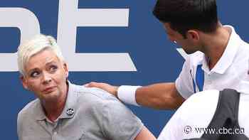 Top-seeded Djokovic disqualified from U.S. Open after striking line judge with ball