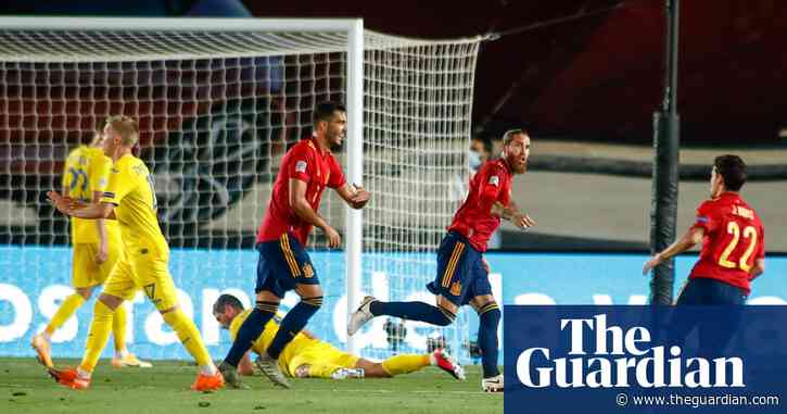 Sergio Ramos double sinks Ukraine and puts Spain top of Nations League group