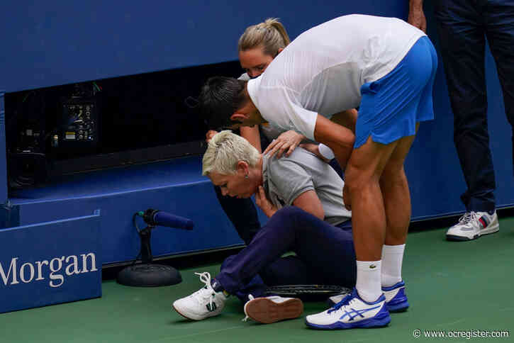 Video: Watch what Novak Djokovic did that got him defaulted at the U.S. Open
