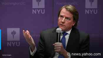 McGahn's role in the Mueller investigation comes into focus in book by reporter Michael Schmidt