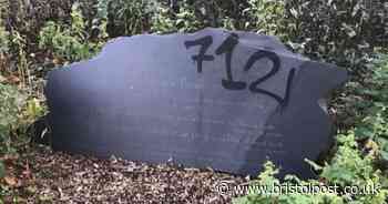 War memorial vandalised in Bristol park