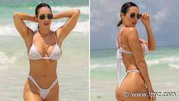 Hope Beel's Teeny-Weeny White Labor Day Bikini!