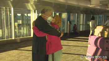 She was in China, he was in Canada. This couple reunited after being separated for 9 months due to COVID-19