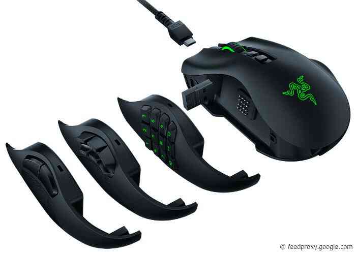 New Razer Naga Pro modular wireless gaming mouse