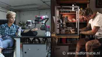 Robotarm zet tattoo op afstand met 5G van T-Mobile