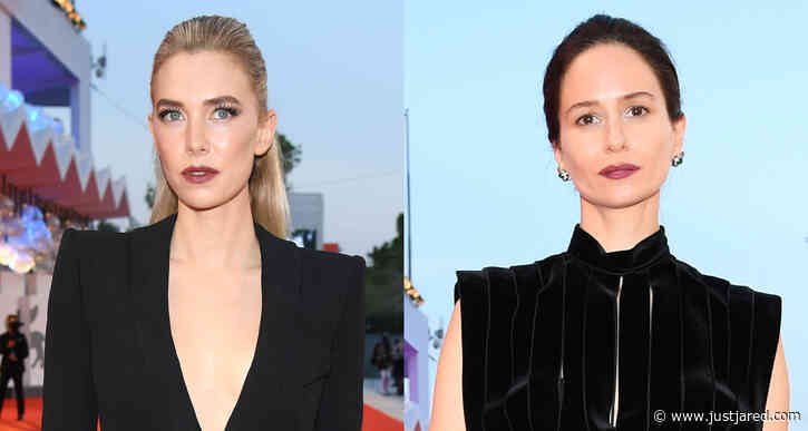 Vanessa Kirby & Katherine Waterston Go Cool in Black for 'The World to Come' Premiere at Venice Film Fest