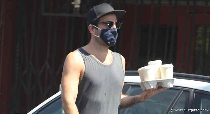 Zachary Quinto Bares His Arms During L.A. Heatwave