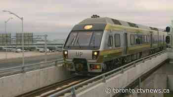 UP Express service suspended after person reportedly struck by train