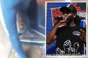 Woman denies obstructing police when Wretch 32's father was Tasered