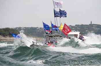 Several boats sink in pro-Trump boat parade in Texas that drew hundreds of supporters