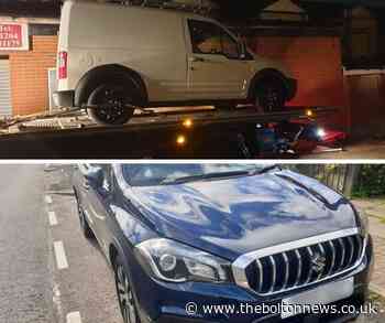Suspected stolen van and car seized by Bolton police