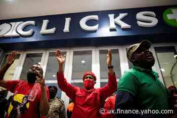 Protests over 'racist' ads shut hundreds of S.Africa pharmacies
