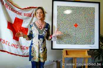 Delphine Boël eert vrijwilligers Rode Kruis met kunstwerk: “Ik wil warmte en hoop uitstralen”