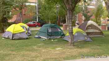 New encampment in Old Strathcona aims to support housing for homeless