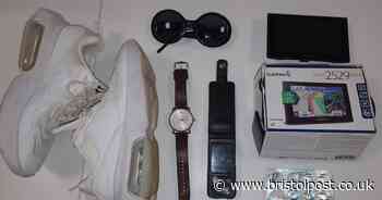 Stolen items recovered by police after arresting three 15-year-old boys