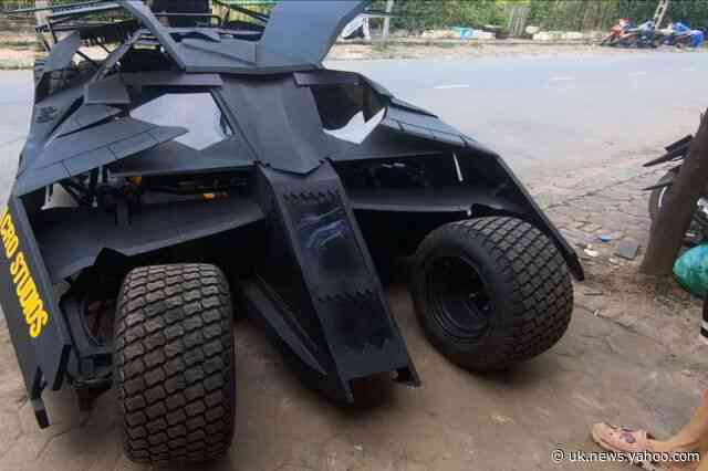Vietnamese college student builds functional Batmobile