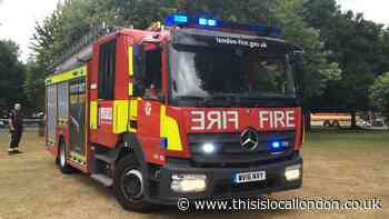 Man rescued from blaze above West Ealing shop