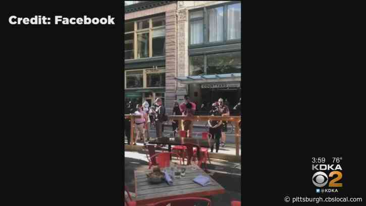 Pittsburgh Police Reviewing Viral Video Showing Clash Between Protesters And Restaurant Patrons