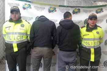 Capturados dos hombres que agredieron a un policía en Túquerres - diariodelsur.com.co