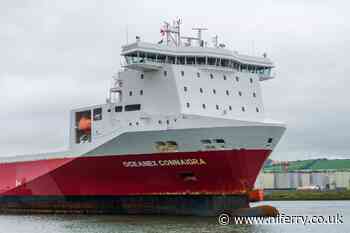 [In Pictures] Oceanex Connaigra moves to Belfast Building Dock - NI Ferry Site