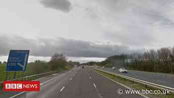 M55 crash: Two arrested after motorcyclist dies