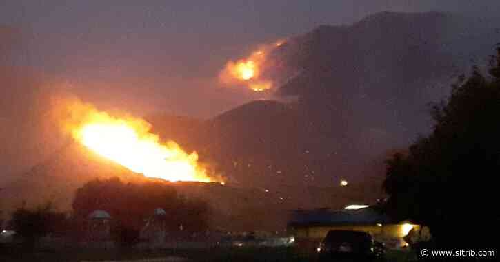 Rapidly growing fire forces more than 200 homes east of Spanish Fork to evacuate
