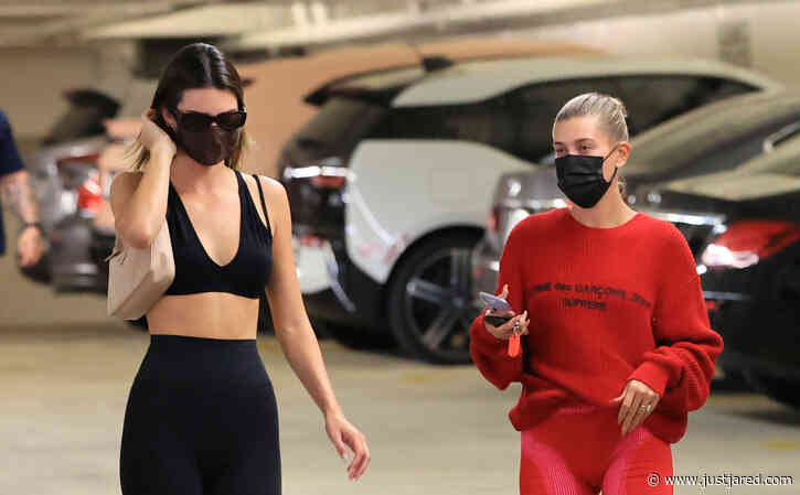 Kendall Jenner & Hailey Bieber Go Grocery Shopping Together on Labor Day