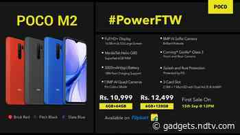 Poco M2 With MediaTek Helio G80 SoC, Quad Rear Cameras Launched in India: Price, Specifications