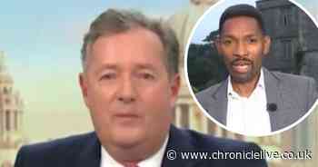 Grumpy Piers Morgan snaps at new GMB colleague on his FIRST day!