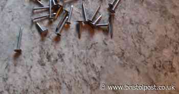 Streets being littered with metal tacks to damage cars