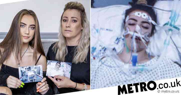 Mum shares picture of daughter fighting for life after taking ecstasy as warning to others