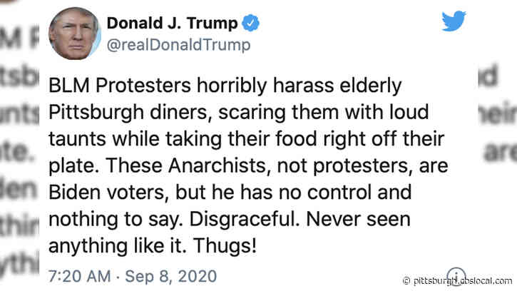 President Trump Reacts To Viral Video Of Protesters Clashing With Diners In Pittsburgh