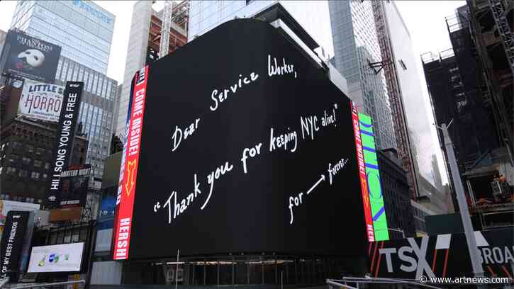 Artist Mierle Laderman Ukeles Pays Homage to Front-Line Workers in New Powerful Coronavirus Piece