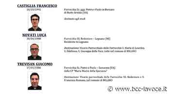 Tre nuovi sacerdoti da Busto Arsizio, Samarate e Legnano • BCC La Voce - La Voce
