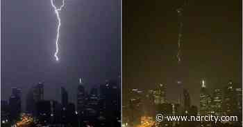 Toronto Had A Mega Lightning Storm Last Night & The CN Tower Was Struck (VIDEO) - Narcity Canada